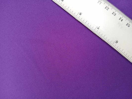 Poly Lycra Soft Touch - Purple - 65" Wide - Sold By the Metre