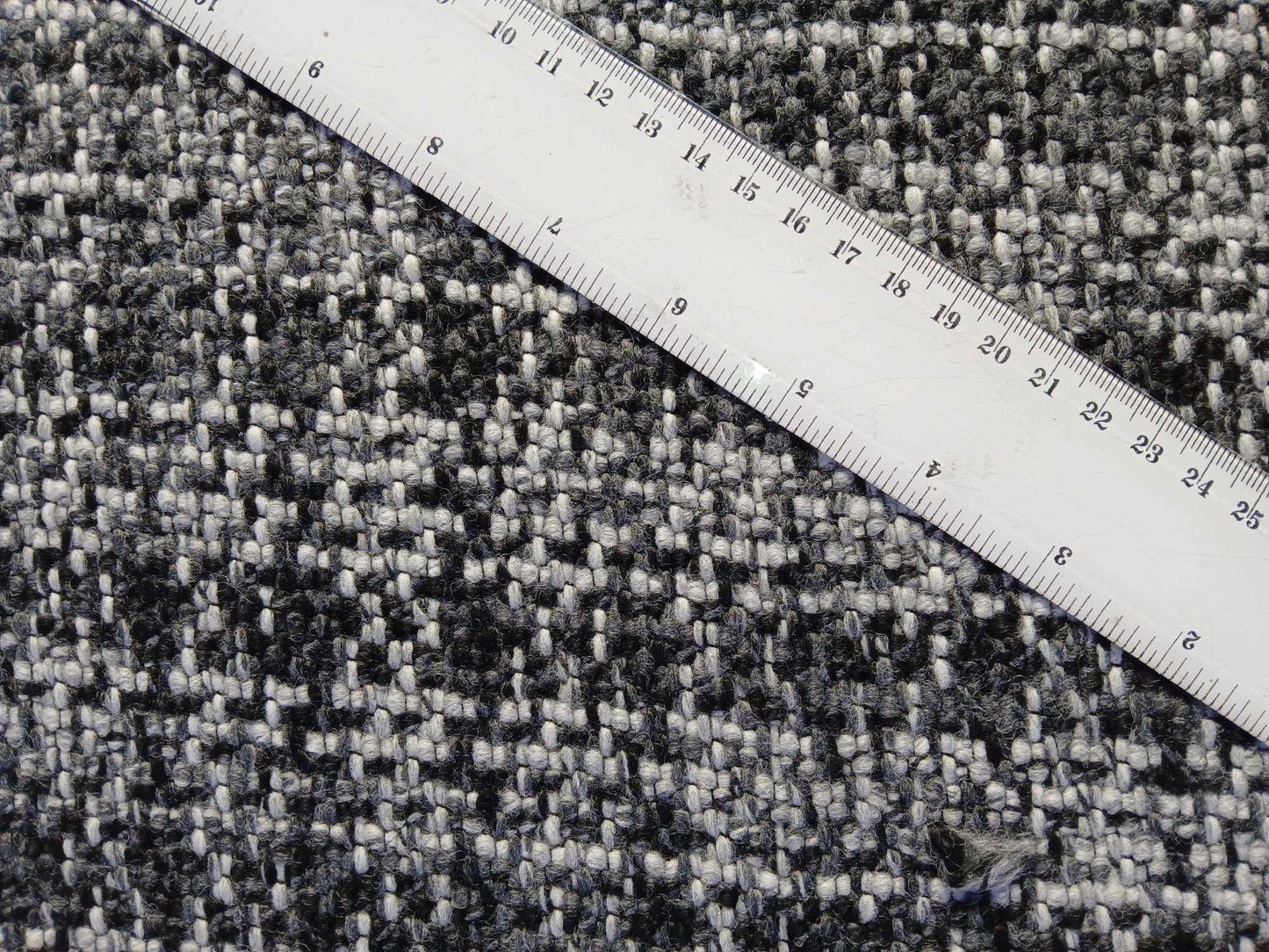 Boucle - Grey/Black/White - 55" Wide - Sold By The Metre