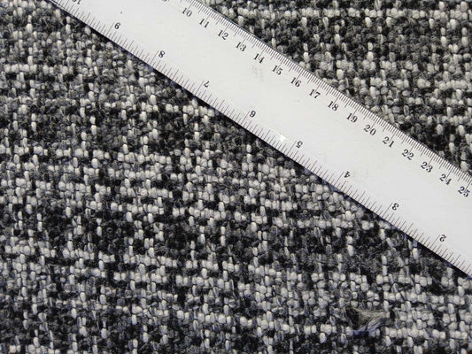 Boucle - Grey/Black/White - 55" Wide - Sold By The Metre