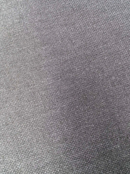 Canvas Weave Suiting - Grey - 59"wide - Sold By The Metre