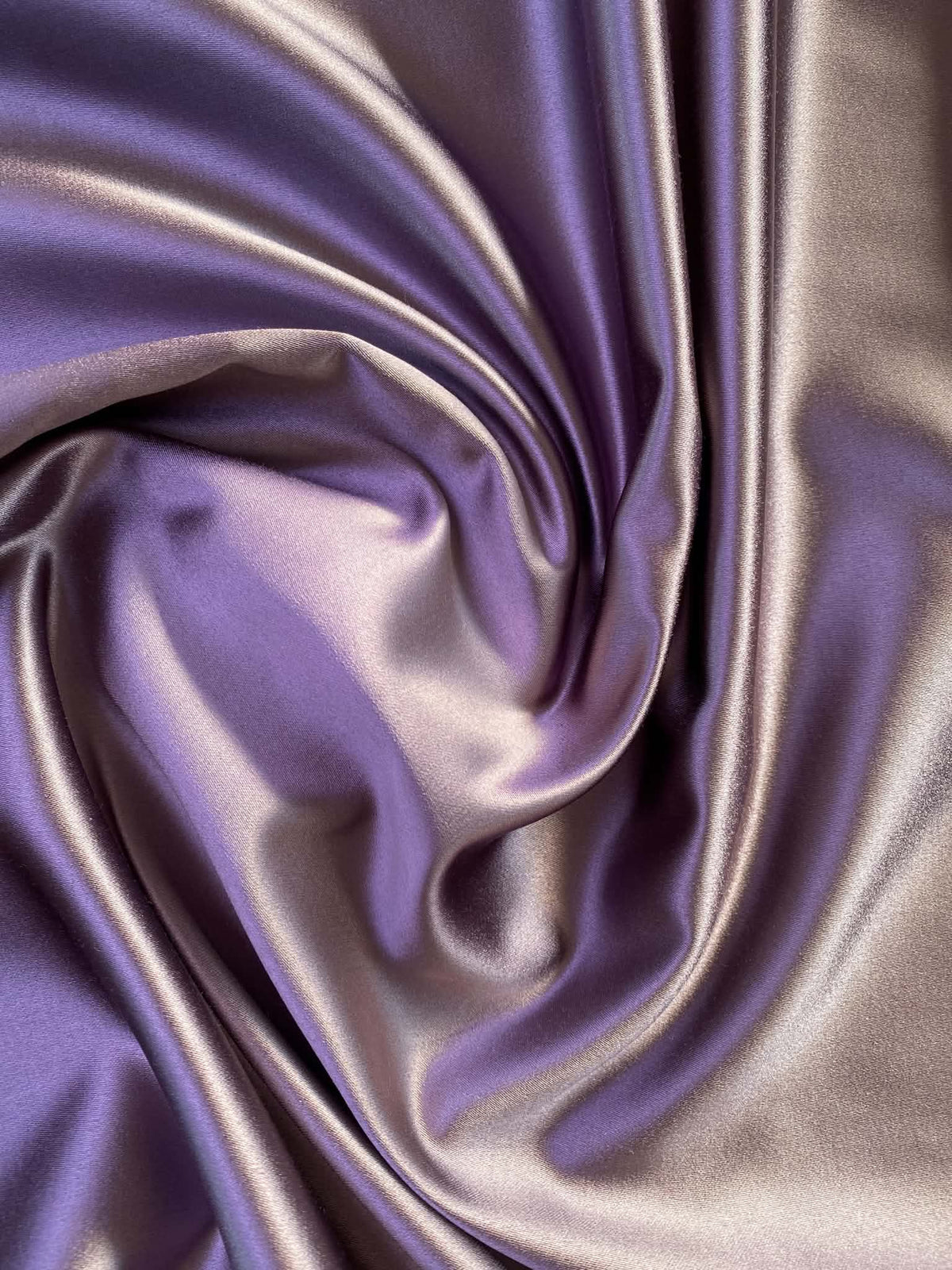 Heavy Satin Fabric in Pewter - 56" Wide, £2.50 per Metre