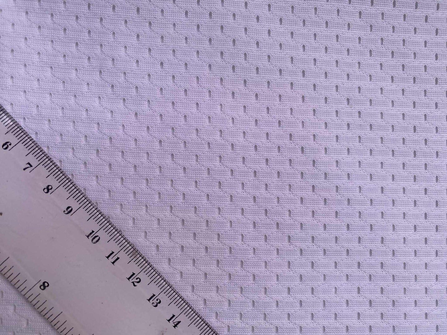 Eyelet Lining - White - 61"Wide - Sold By The Metre