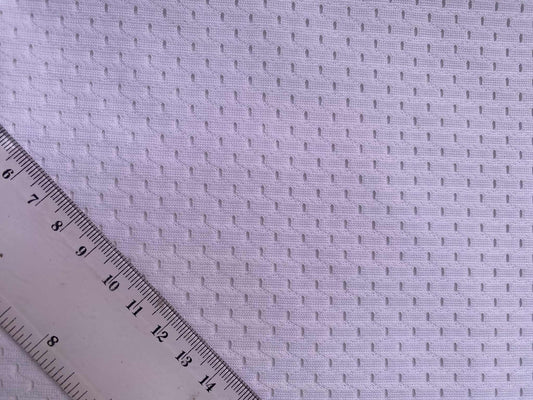Eyelet Lining - White - 61"Wide - Sold By The Metre