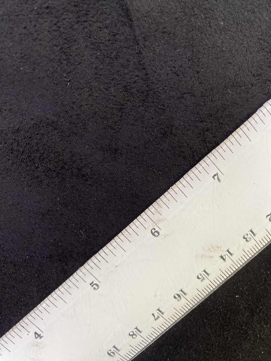 Scuba Suede - Black - 59" Wide - Sold By The Metre