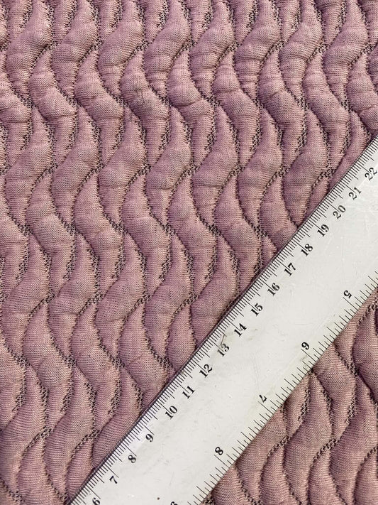 Dusty Pink Quilted Stretch Fabric - 72" Extra Wide, £4.99 per Metre