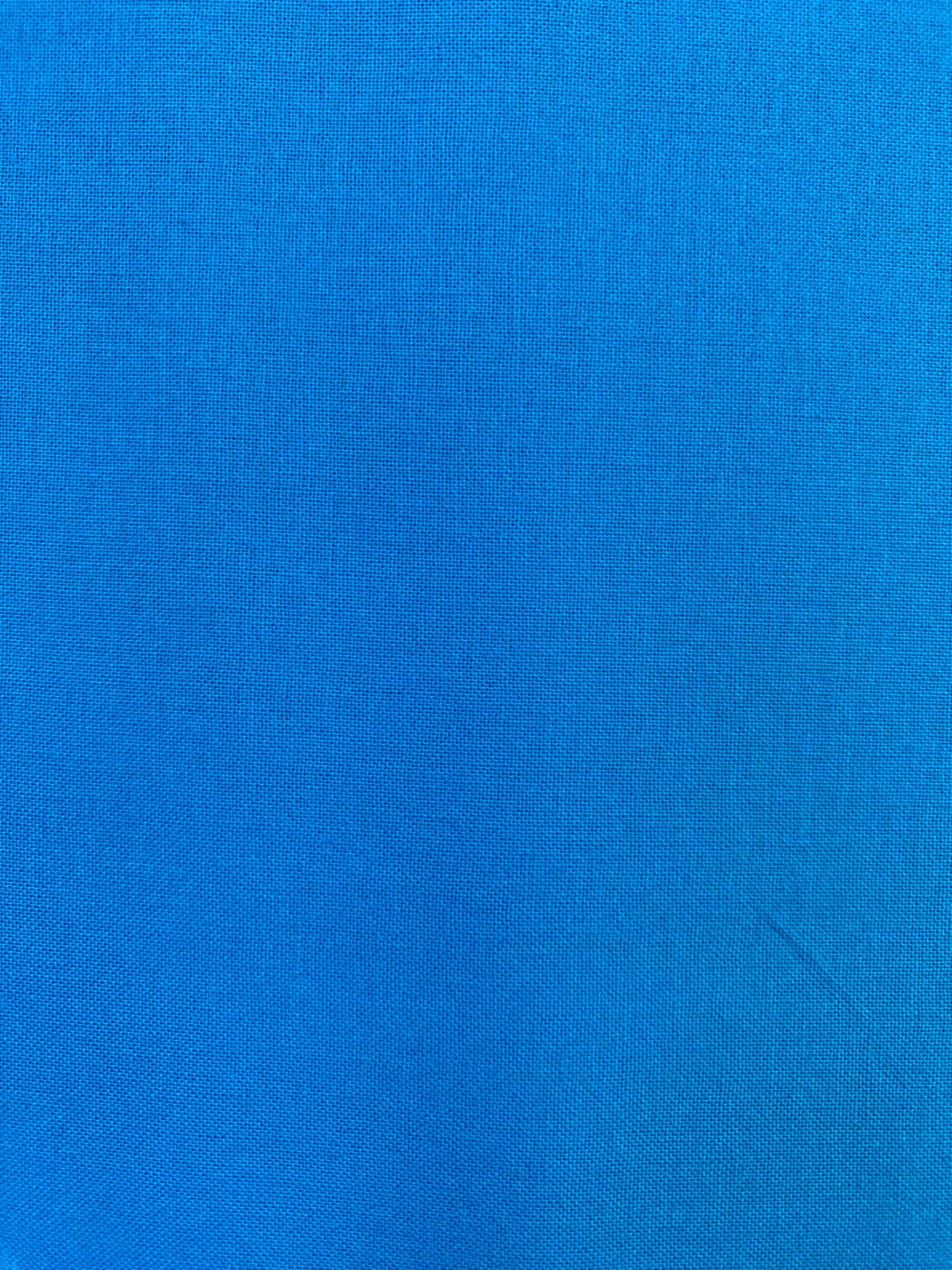 100% Cotton Plain Crafting & Quilting Fabric - 58" Wide - Turquoise - £4.99/m