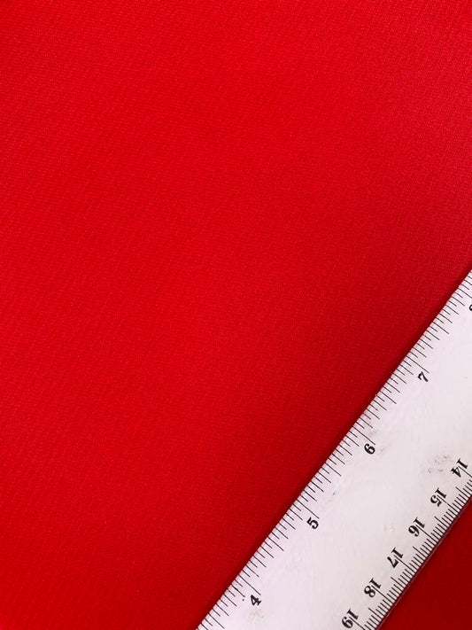 River Island Heavy Crepe - Red - 60" Wide - Sold By The Metre