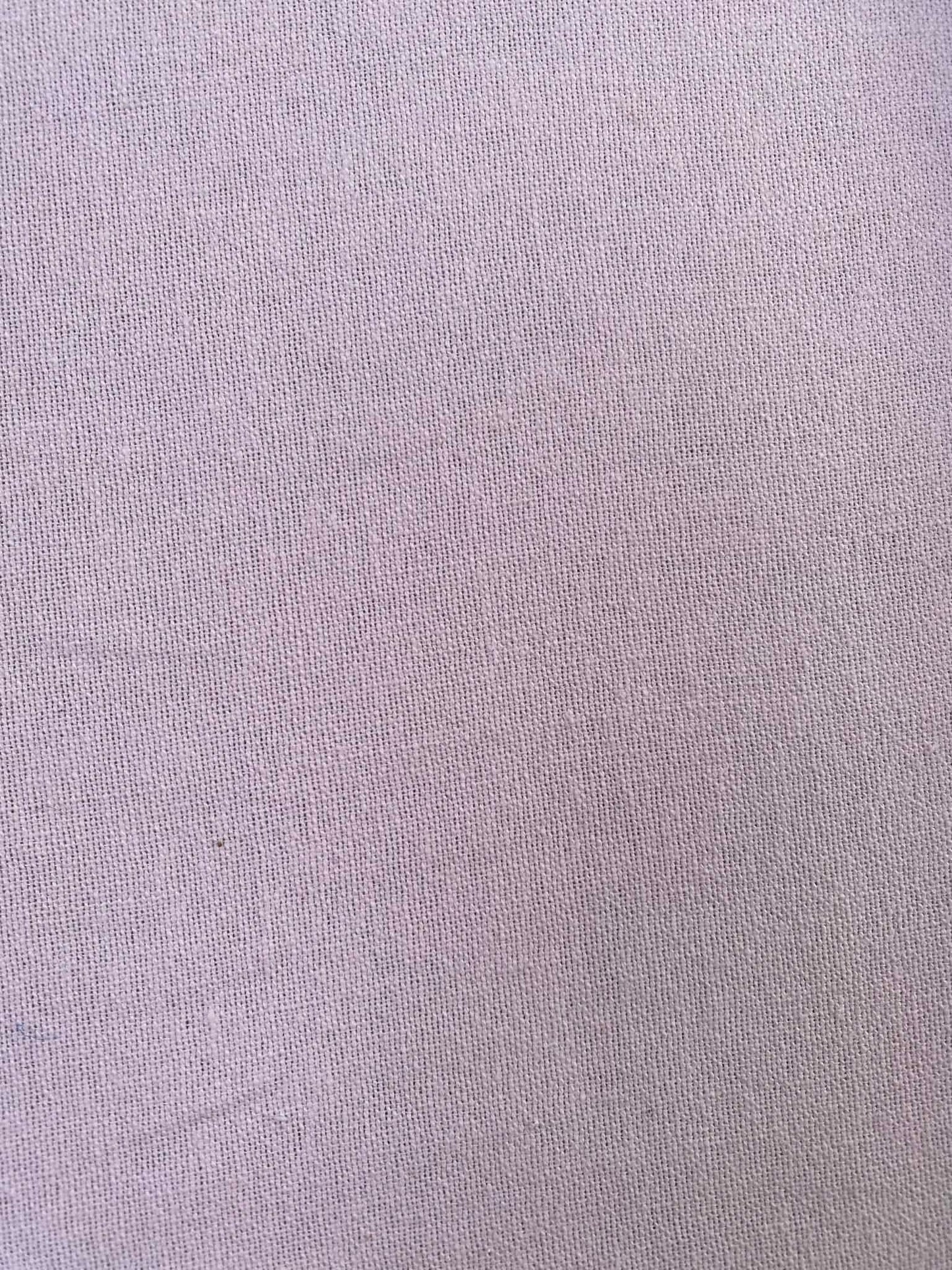 Soft White Cotton Linen Blend Fabric – 57" (145cm) Wide – Non-Stretch
