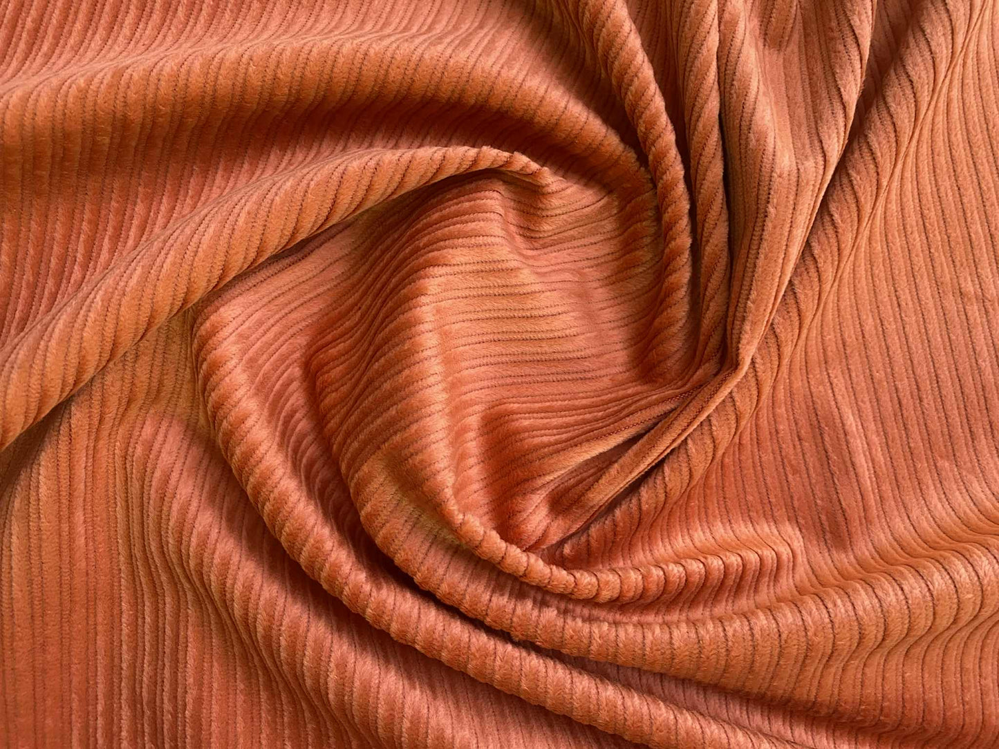 100% Cotton Corduroy - Clay - 56"Wide - Sold By The Metre