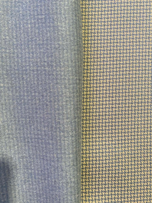 Washable Wool Reversable Dogtooth - Green - 60"Wide - Sold By The Metre