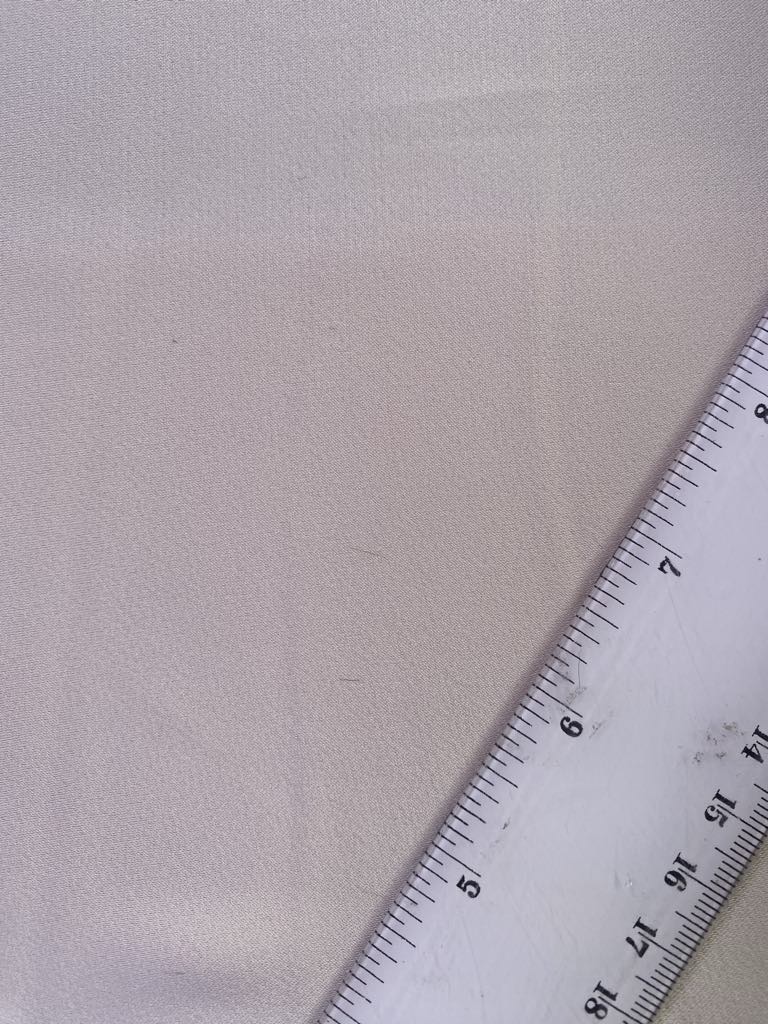 Crepe Backed Satin - Putty - 57" Wide - Sold By The Metre