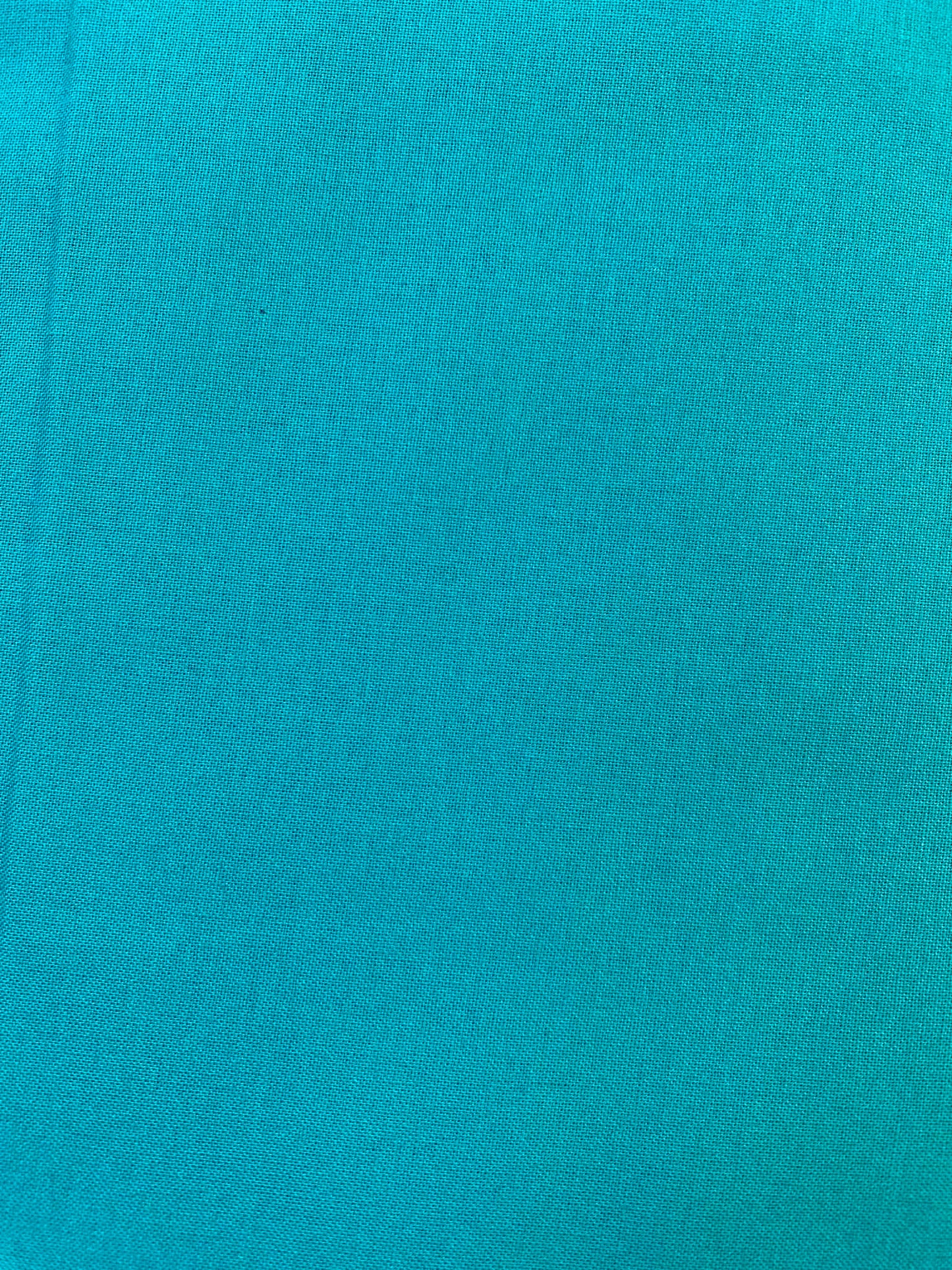 100% Cotton Plain Crafting & Quilting Fabric - 58" Wide - Teal - £4.99/m