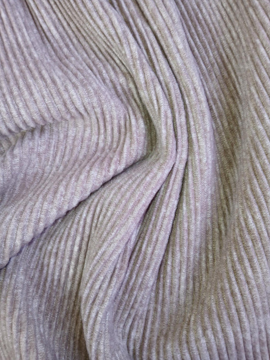 River Island Cosy Plisse Polyester - Brown - 55" Wide - Sold By The Metre