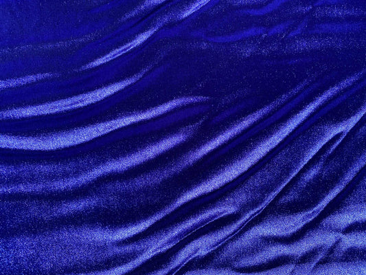 Spandex Velvet - Royal Blue - 59"Wide - Sold By The Metre
