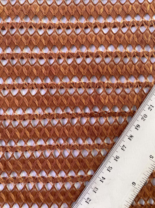 Lattice Stretch Fabric - 100% Polyester - 59" Wide