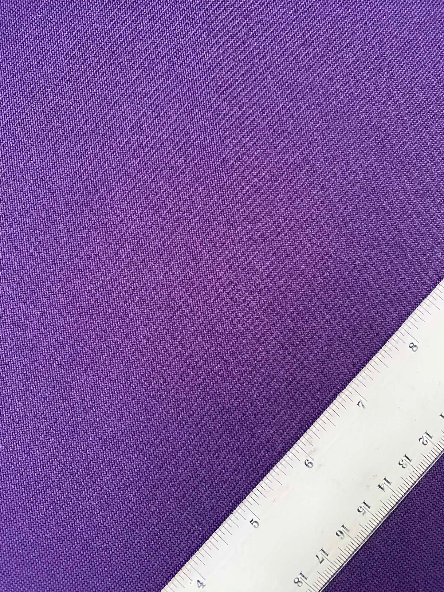CLEARANCE PIECE: 2.8 Metres Heavyweight Polyester Canvas - 60" Wide - Deep Purple - £6.00 Total
