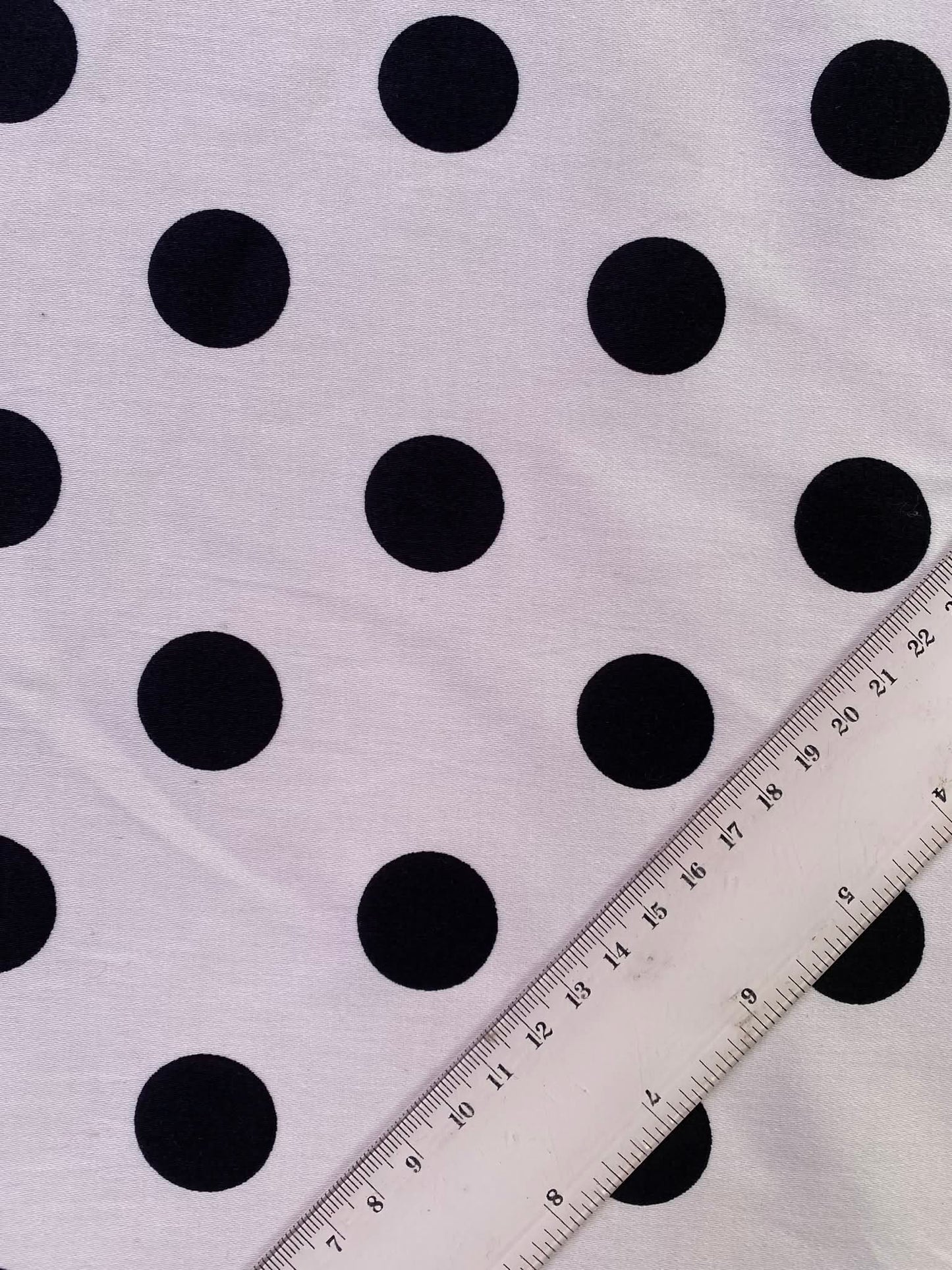 Cotton Spandex 97%/3%- White/Black - 57"Wide - Sold By The Metre