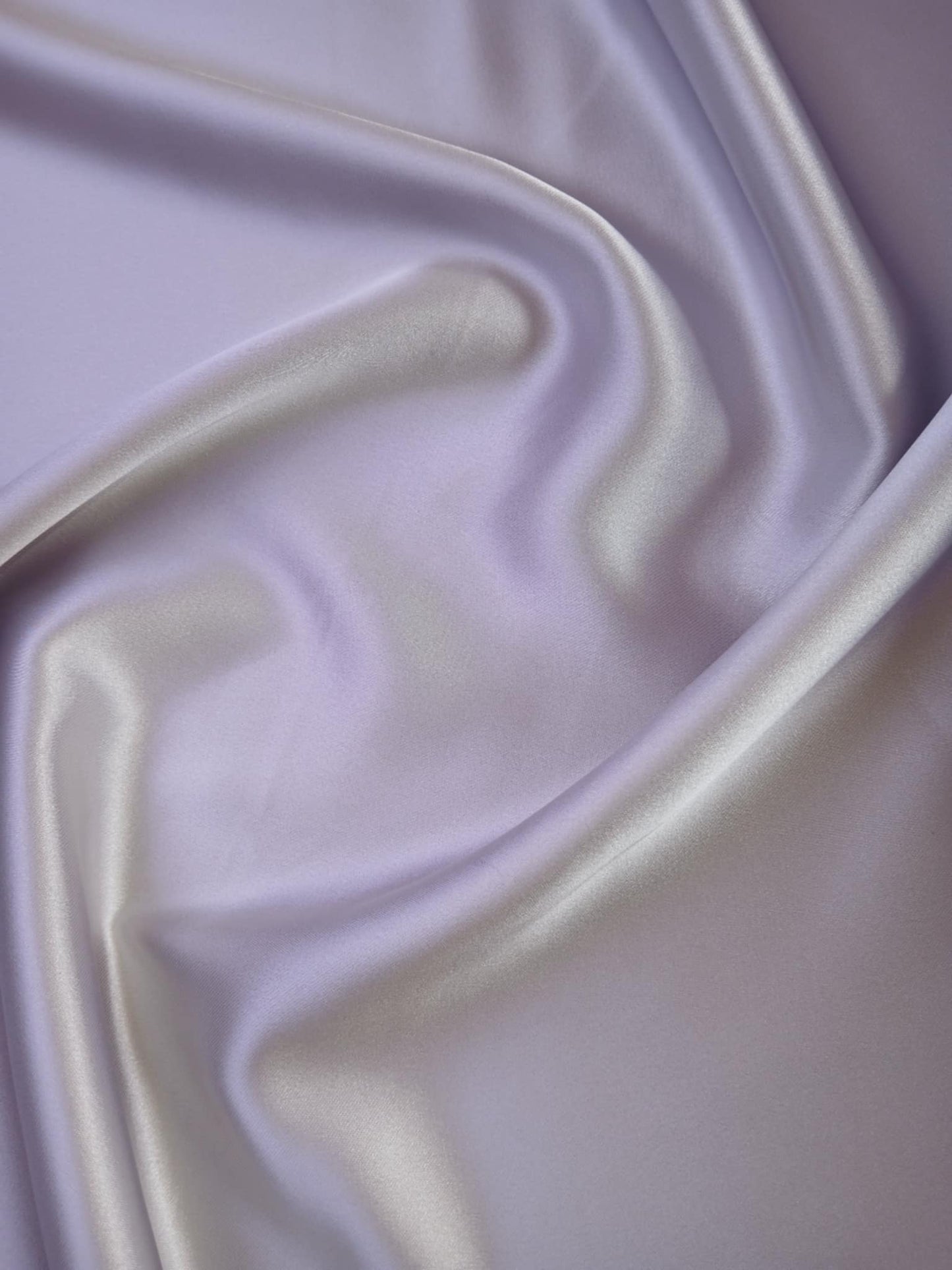River Island - Poly Satin w/ Spandex - Silver/Grey - 59" Wide - Sold By The Metre