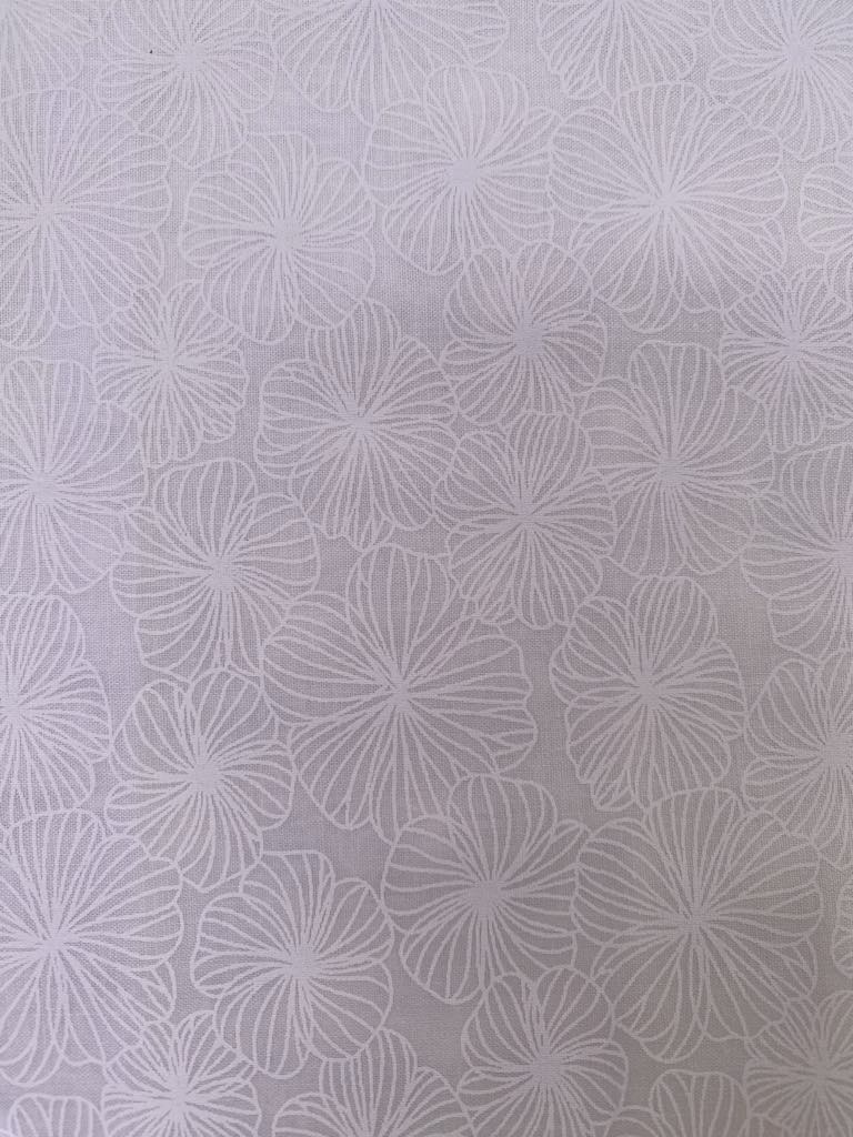 100% Cotton - Blenders 08 - Cream on Cream - 44" Wide - Sold By The Metre