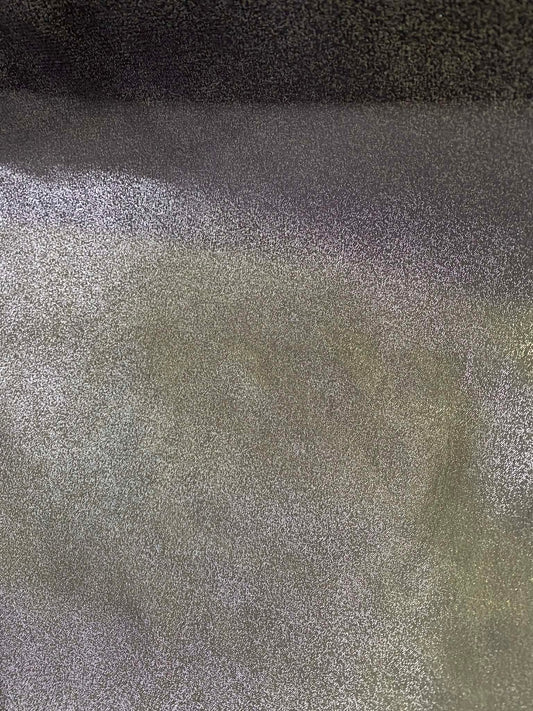 Foiled Chiffon - Silver - 58"Wide - Sold By The Metre