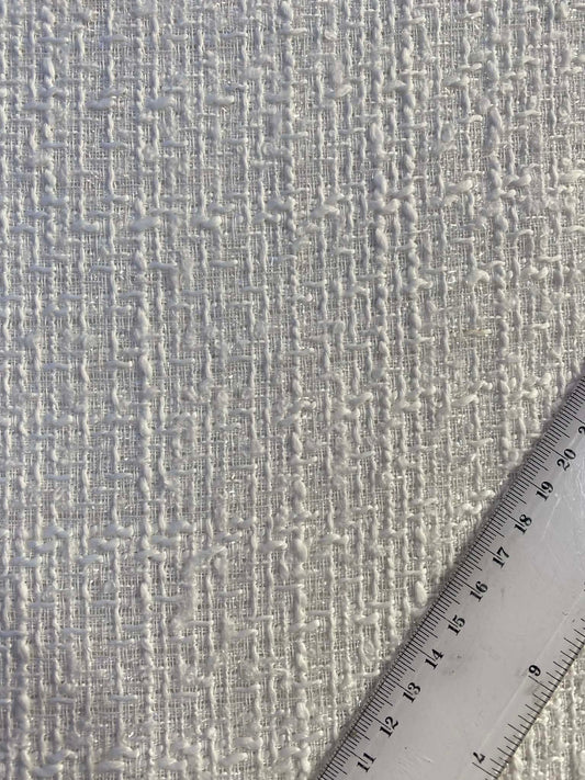 River Island Boucle - Cream Sparkle - 58"Wide - Sold By The Metre