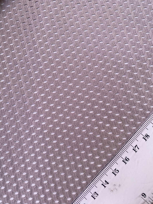 Eyelet Lining - Grey - 61"Wide - Sold By The Metre