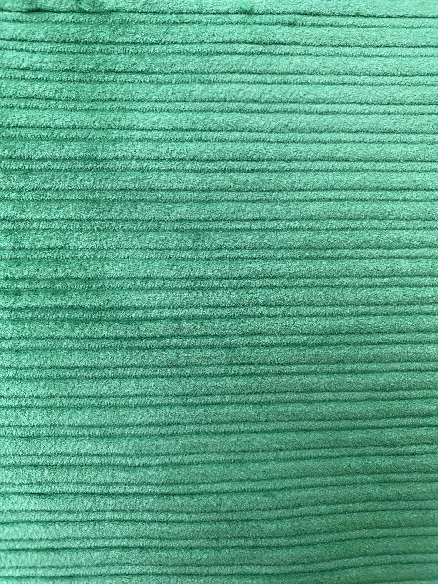 100% Cotton Corduroy - Green - 55"Wide - Sold By The Metre