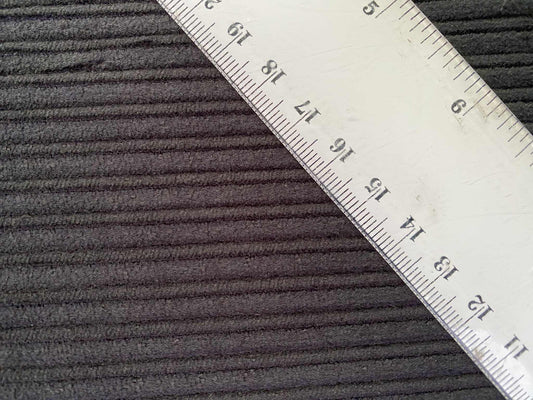 Corduroy - Black - 57"Wide - Sold By The Metre