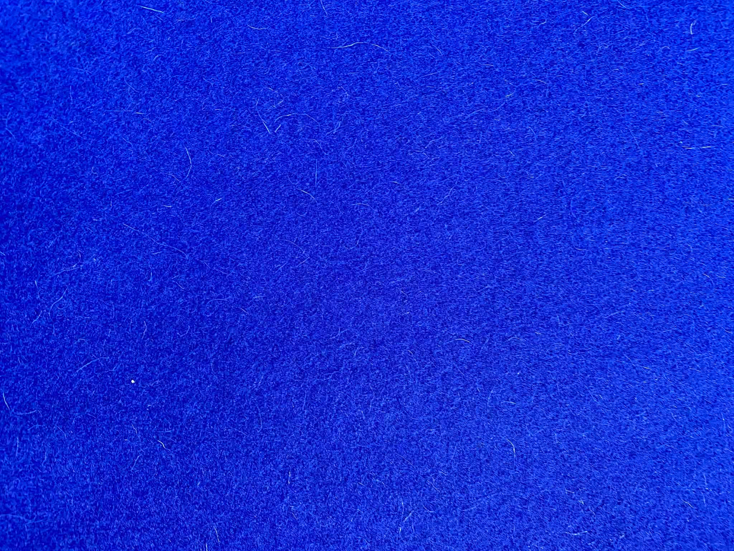 100% Wool - Royal Blue - 62"Wide - Sold By The Metre