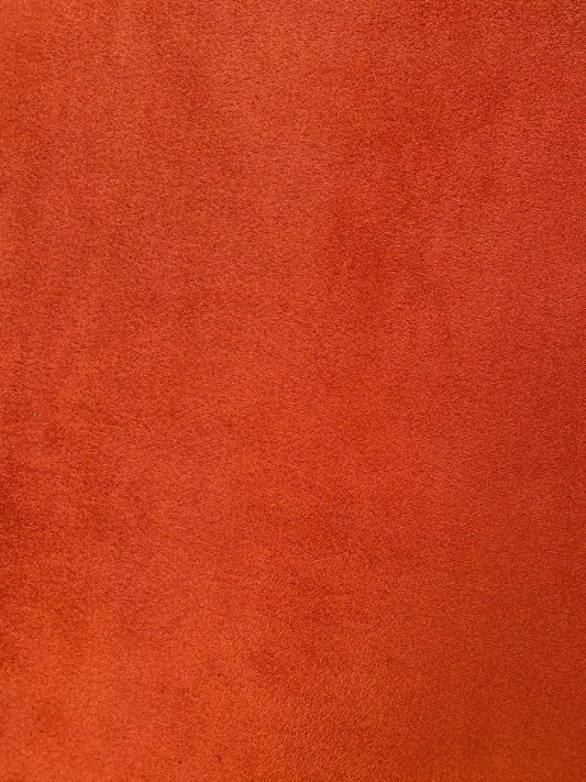 Scuba Suede - Orange - 59" Wide - Sold By The Metre