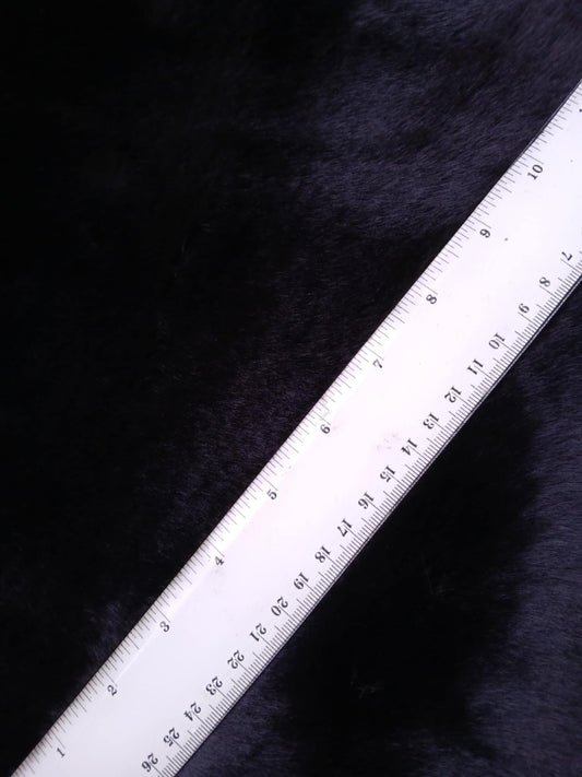 River Island - Fur - Black - 66" Wide - Sold By The Metre