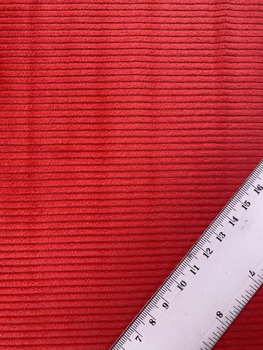 100% Cotton Corduroy - Bright Orange - 58"Wide - Sold By The Metre