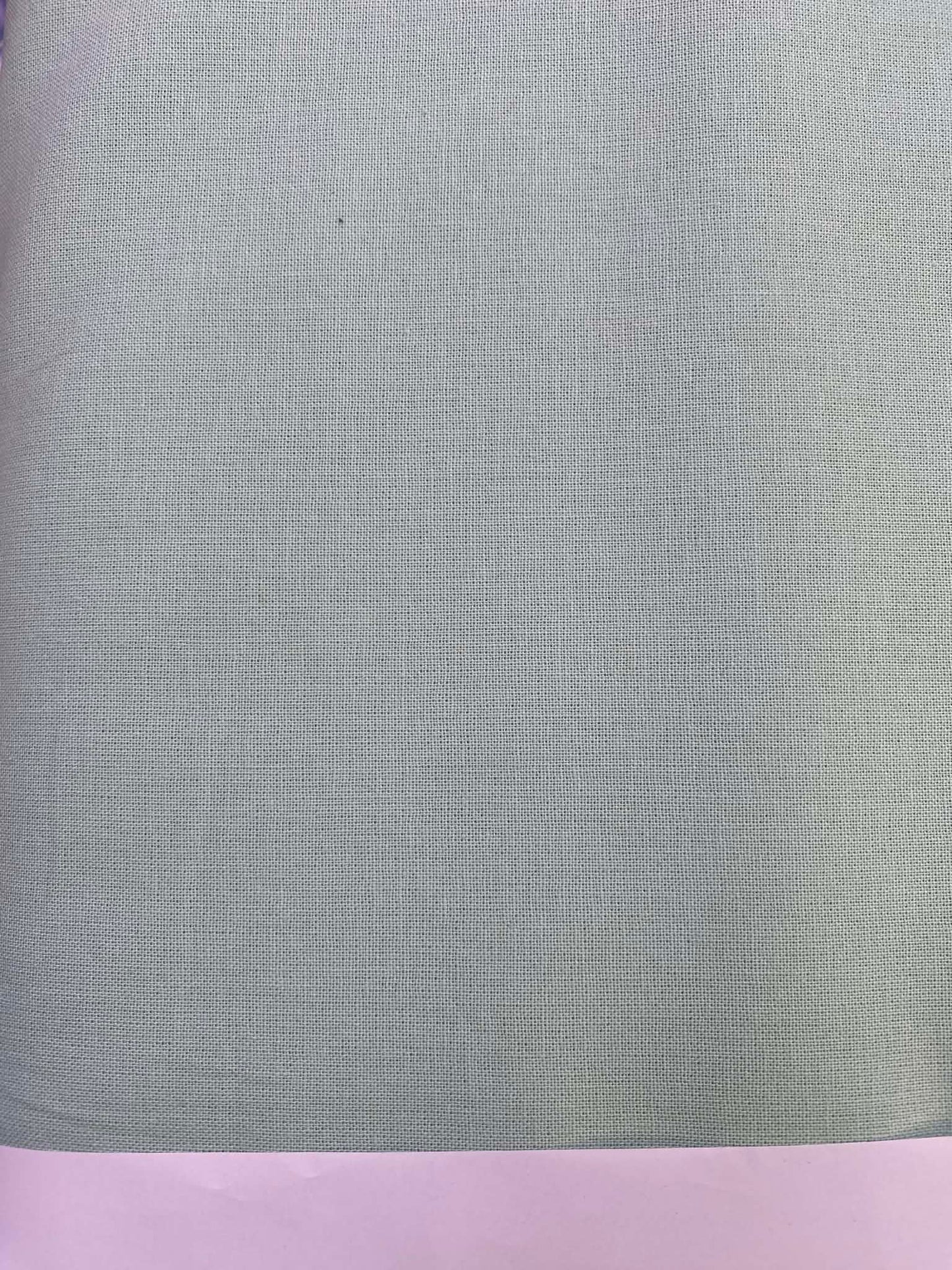 100% Cotton Plain Crafting & Quilting Fabric - 58" Wide - Mint - £4.99/m
