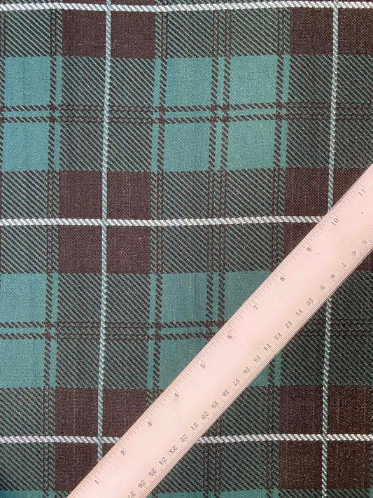 Ponte Roma - Black/Green/White - 58"Wide - Sold By The Metre