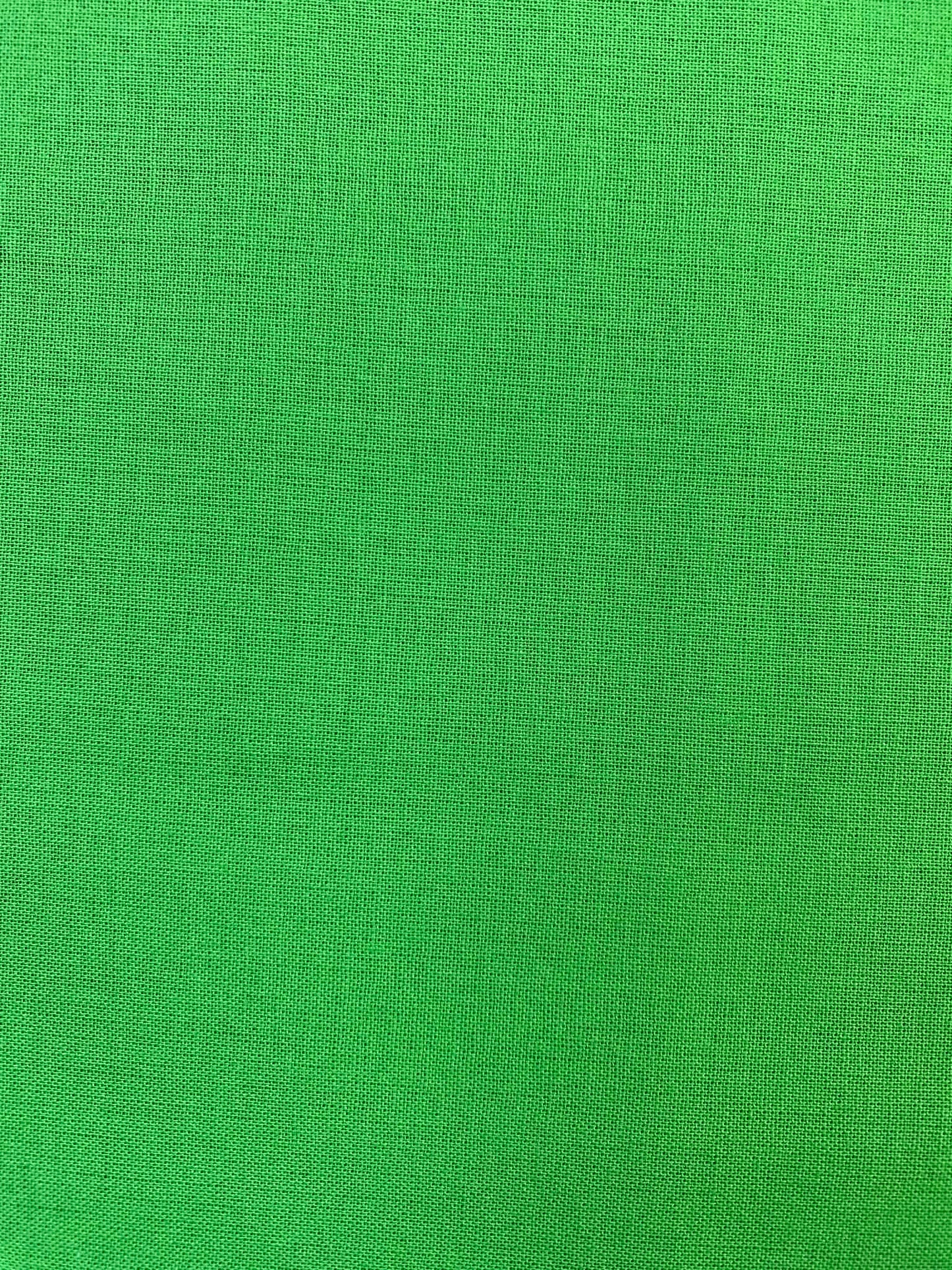 100% Cotton Plain Crafting & Quilting Fabric - 58" Wide - Lime - £4.99/m