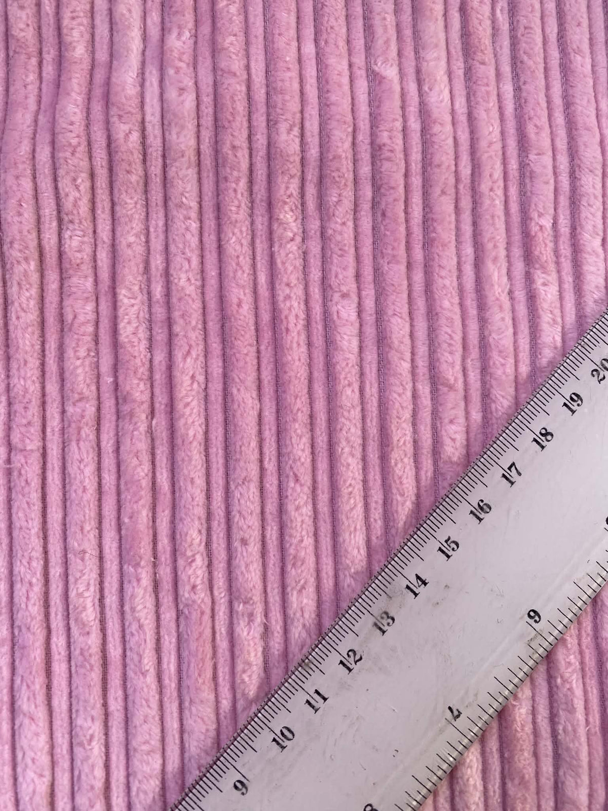 Baby Pink Soft Corduroy Fabric - 47" Wide, No Stretch, £3.99 per Metre