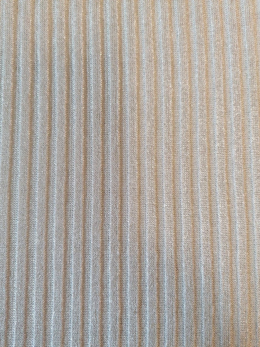 Polyester Lurex - White - 63" Wide - Sold By the Metre