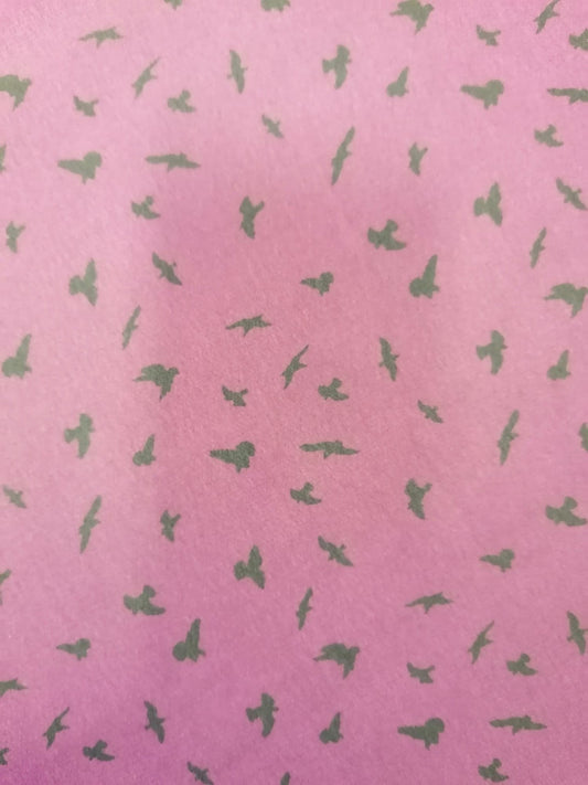 Chiffon - Purple/Black - 59" Wide - Sold By the Metre