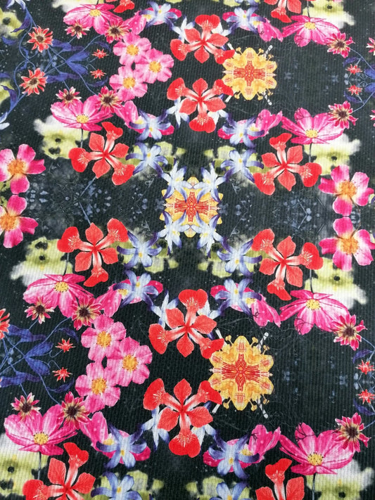 Scuba Waffle with Lycra - Multicolored - 56" Wide - Sold By the Metre