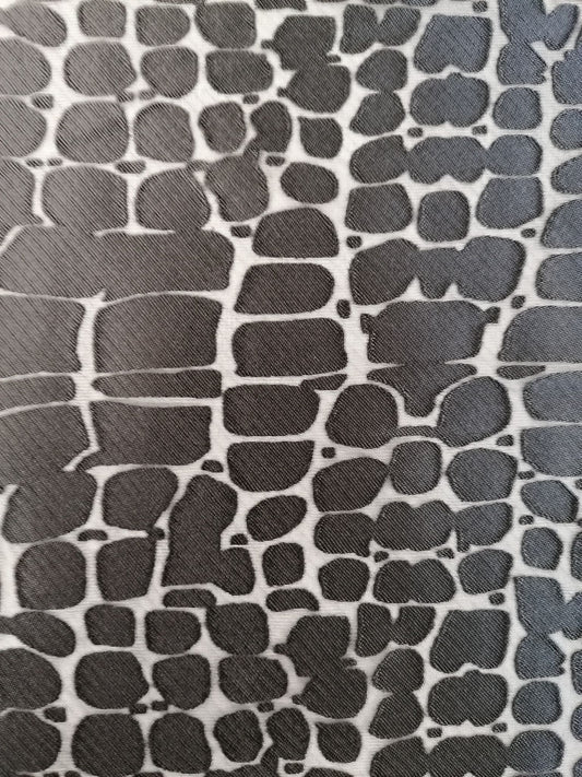 Burnout Poly Satin - Black - 57" Wide - Sold By the Metre