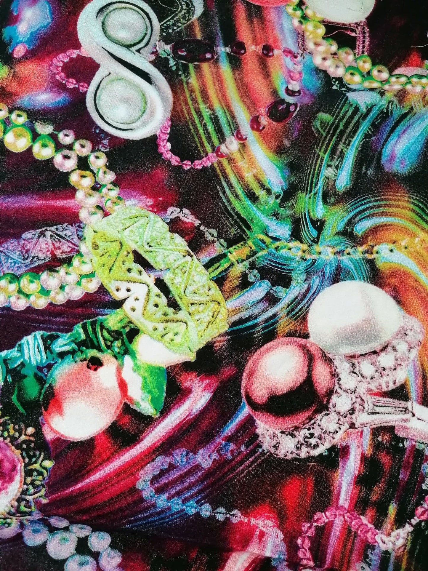 Viscose - Jewels - Various - 56" Wide - Sold By the Metre