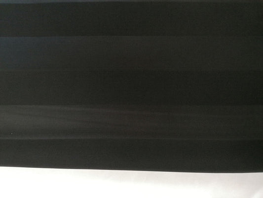 Polyester - Black - Stripe - 60" Wide - Sold By the Metre