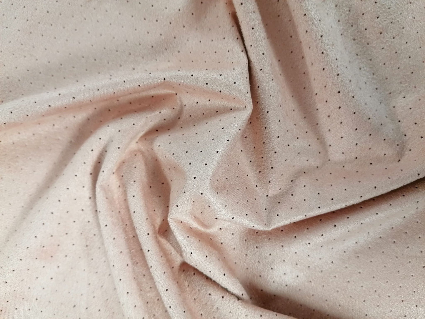Pin Hole Suede 90% Poly 10% Spandex - Pink - 58" Wide - Sold By the Metre