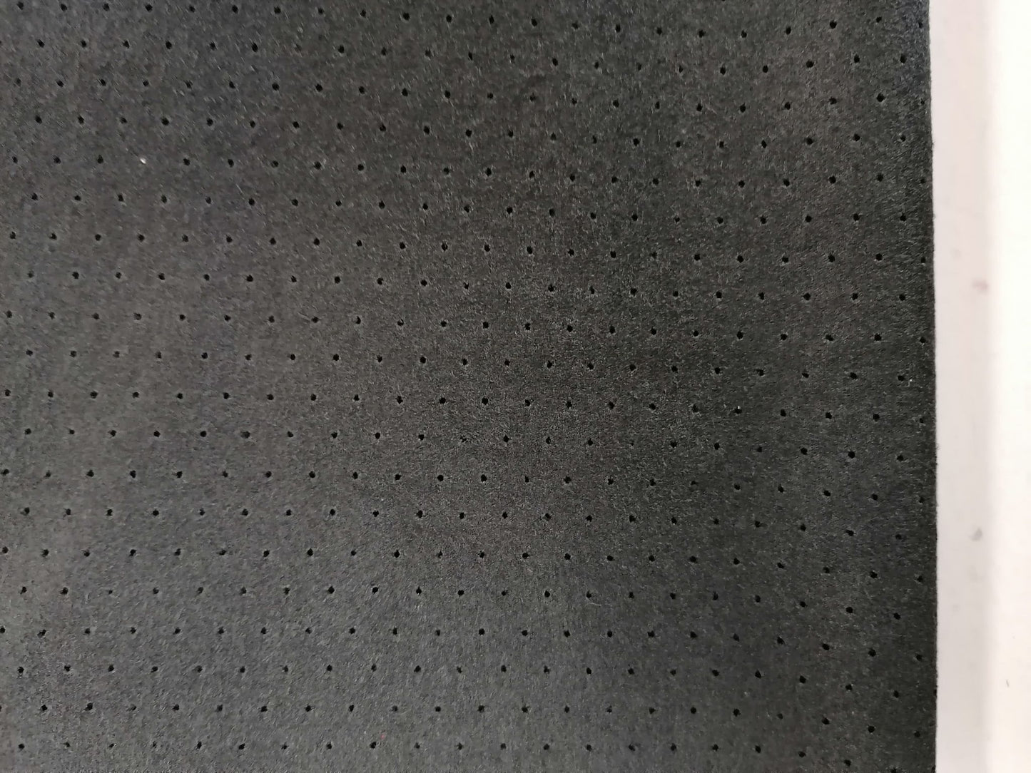 Pin Hole Suede 90% Poly 10% Spandex - Black - 58" Wide - Sold By the Metre