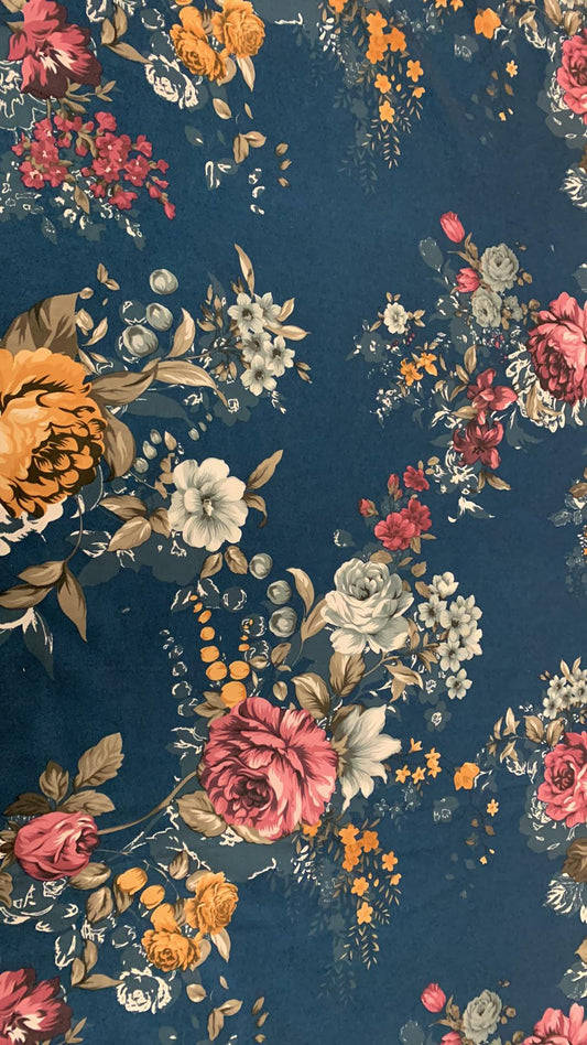 Polyester Peach Skin - Purple/Orange - 58" Wide - Sold By the Metre