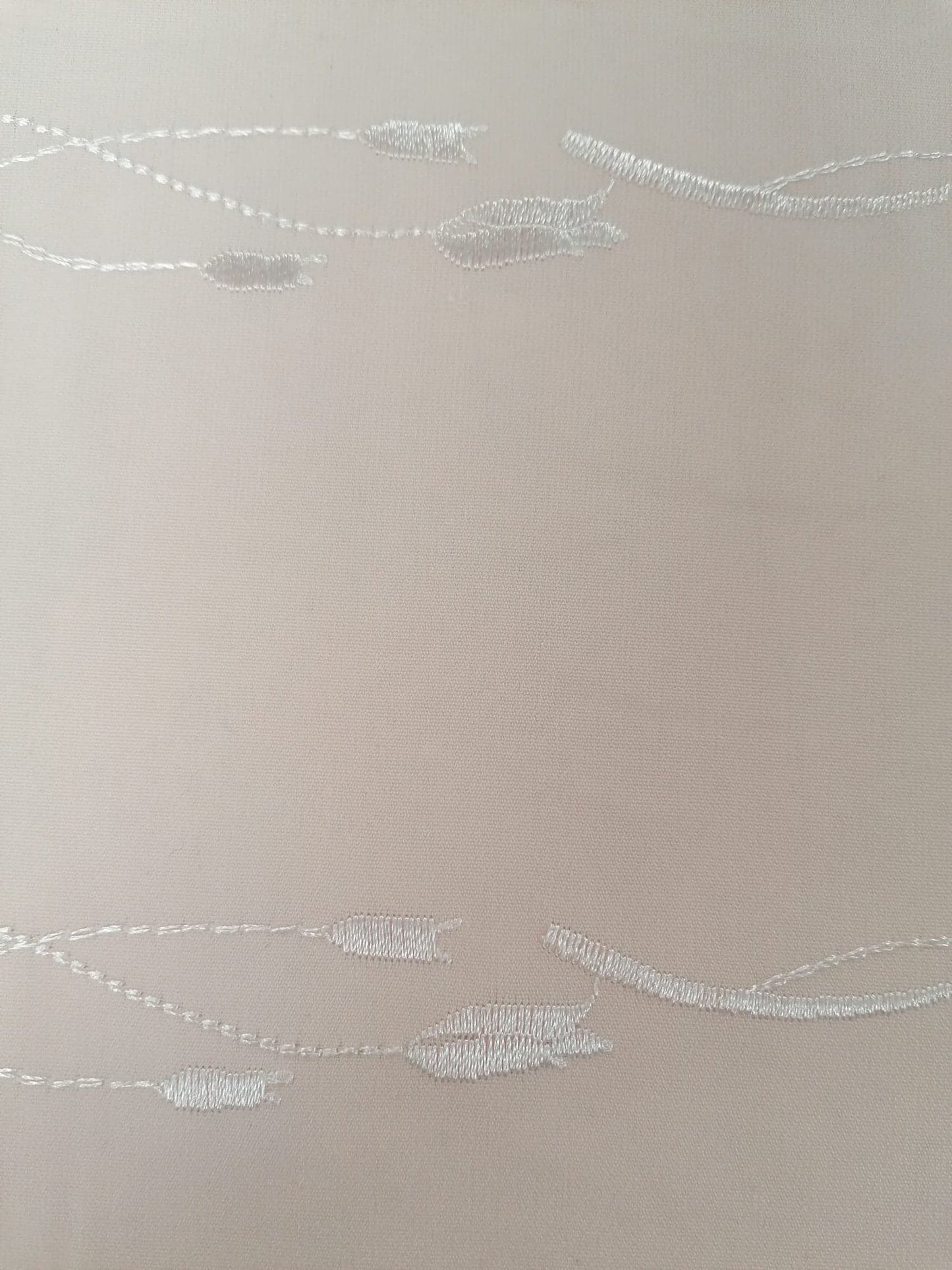 Embroidered Crepe de Chine - Baby Pink - 44" Wide - Sold By the Metre