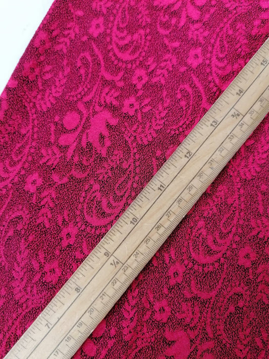 Poly/Lycra - Claret - 57" Wide - Sold By the Metre