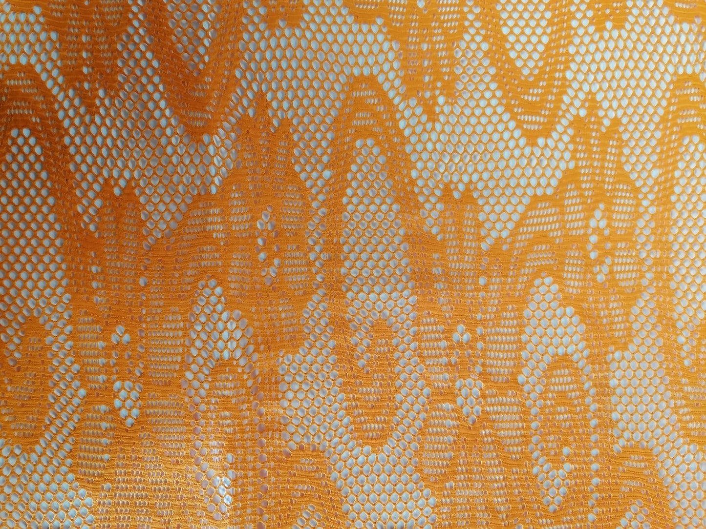 Lace - Orange - 60" Wide - Sold By the Metre