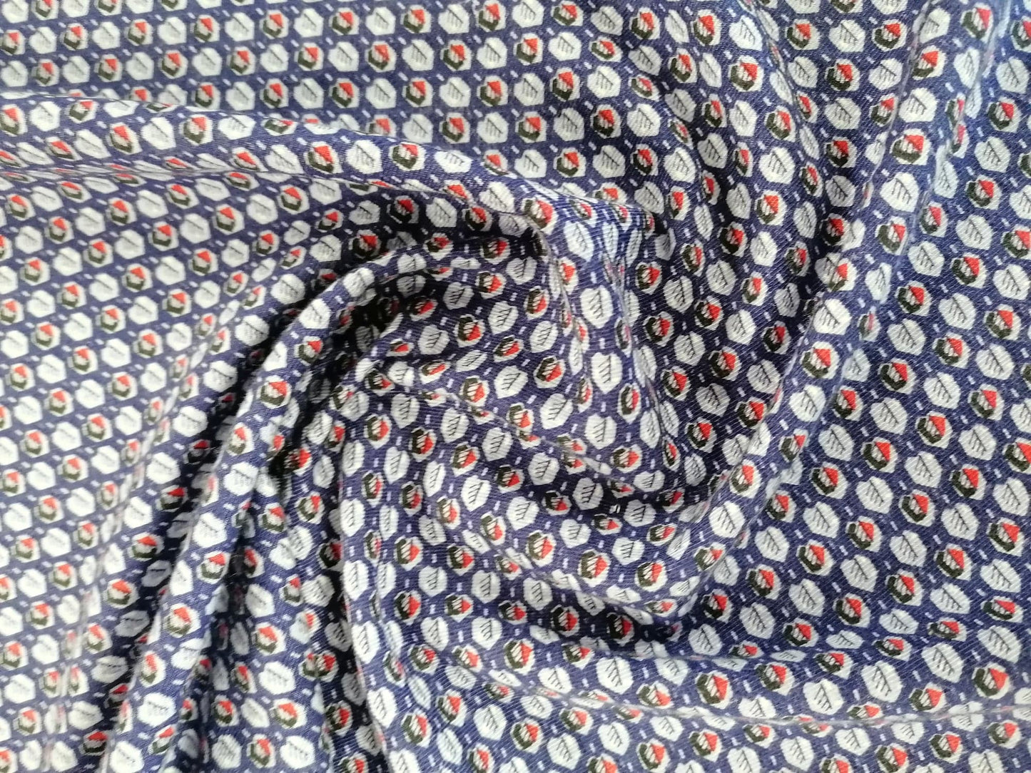 Vintage Viscose - Purple/Lilac/Red/Black - 36" Wide - Sold By the Metre