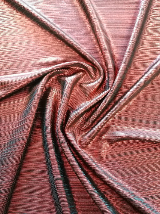 Poly Lycra Foil - Red - 63" Wide - Sold By the Metre